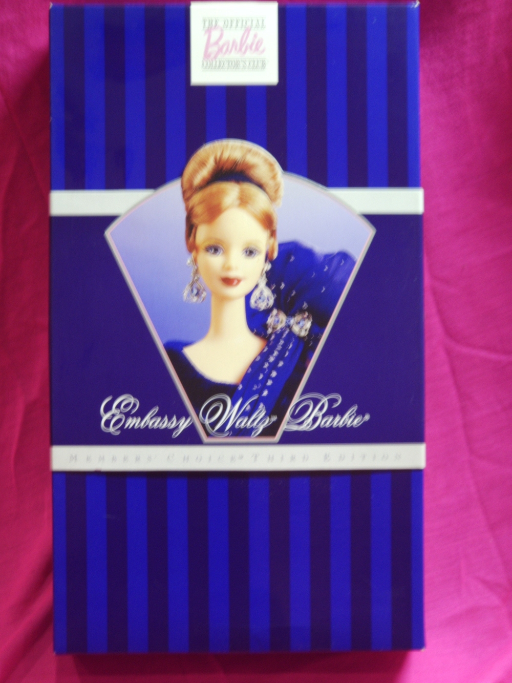 NRFB MIB 1998 Embassy Waltz Barbie Members Choice Third Edition #22836